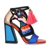 SANDALIA DOMINIC 402 - NUDE/BLUE