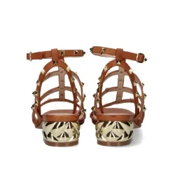 SANDALIA KATY 247 - TAN/GOLD